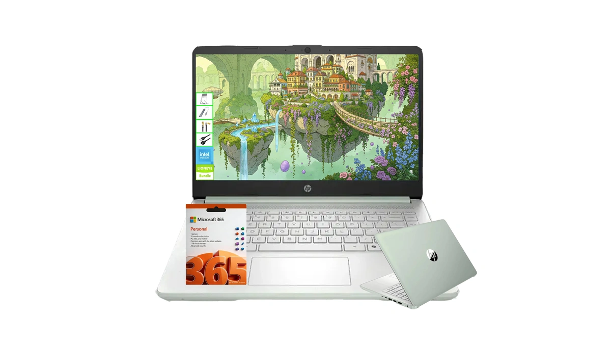 Hp 2026 New 14 Inch Hd Laptop, Intel 4-core Processor,