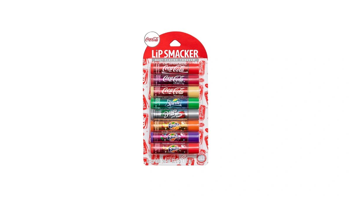Lip Smacker Coca-cola Flavored Balm, 8 Count, Flavors Coke, Cherry