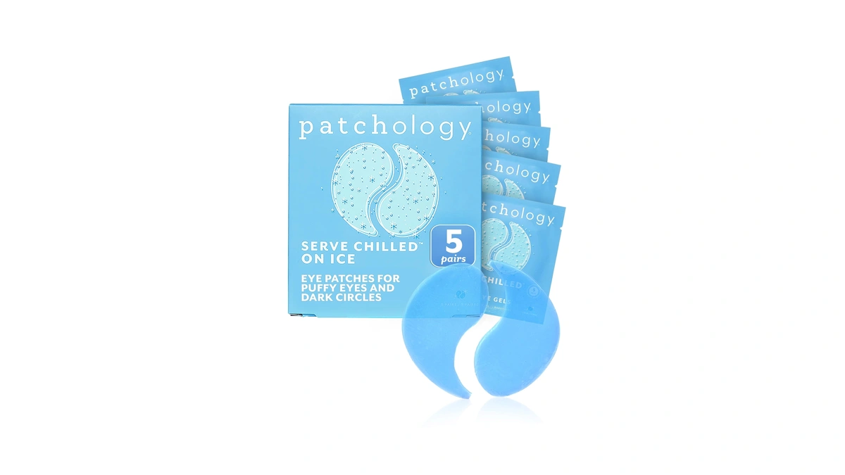 Patchology Iced Cooling Under Eye Mask Patches With Peptides, Cloudberry