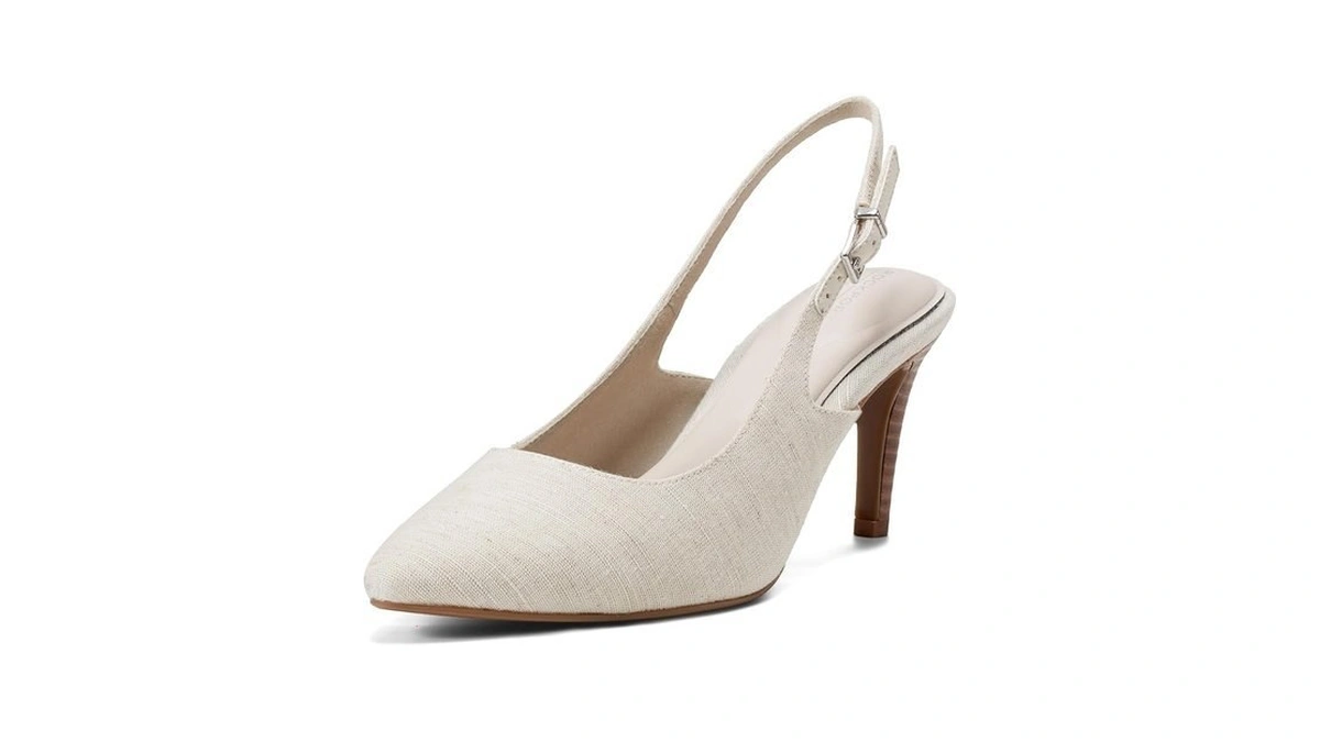 Rockport Women's Jolie, Light Natural Linen, 9 Medium