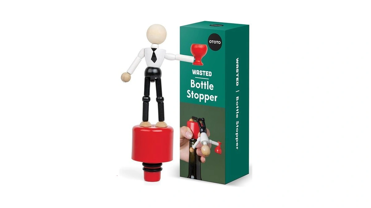Ototo Collapsible Wine Bottle Stopper - Wine Cork, Wine Cap