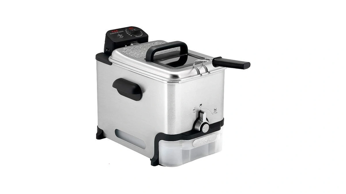 T-fal 3.5l Stainless Steel Deep Fryer With Basket For Home