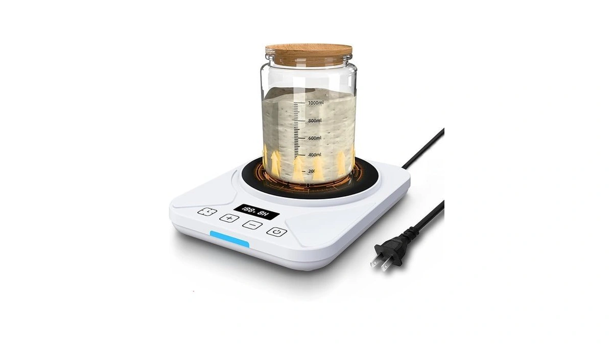 Sourdough Starter Warmer Mat - 24h Timer - Precise 1°f