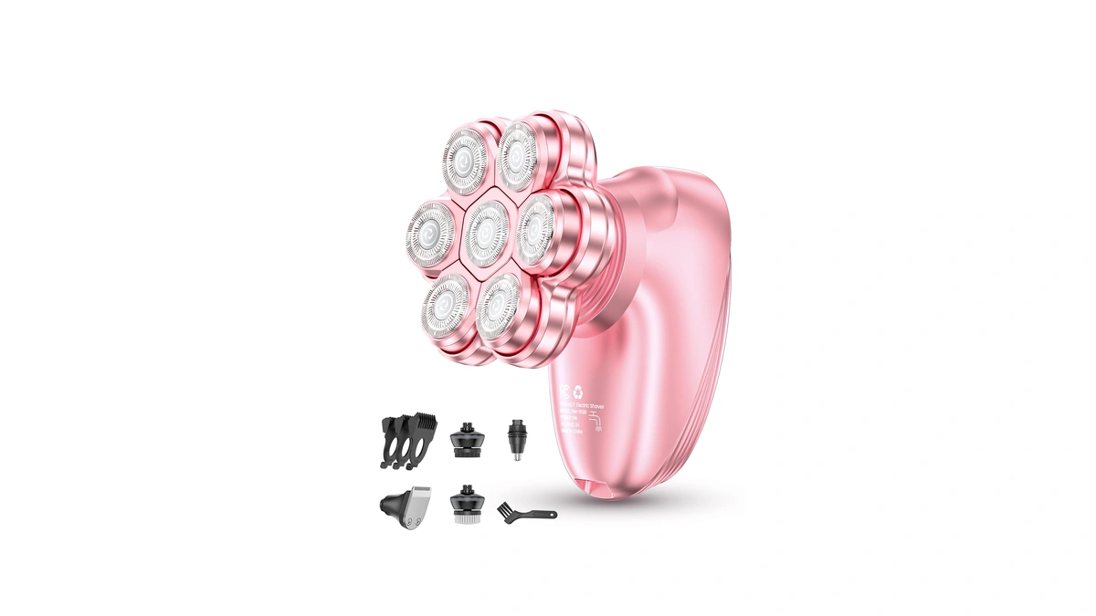 5-in-1 Electric Razors For Women, 7d Magnetic Heads Full Body