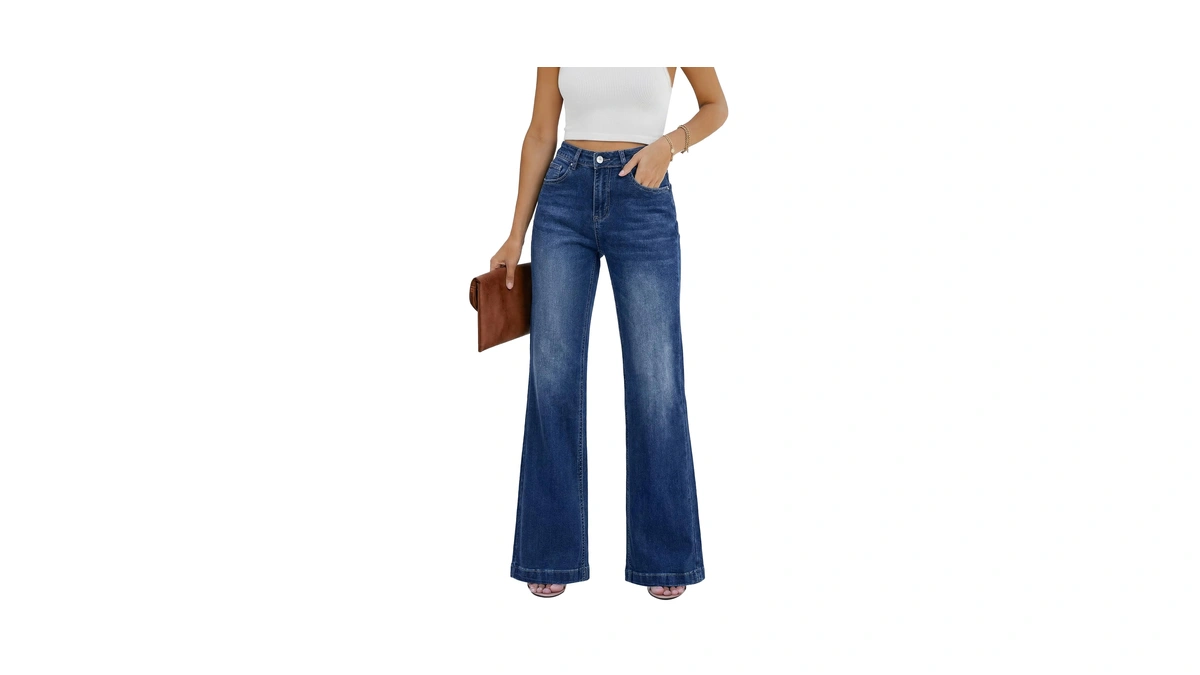 Grapent 70s Clothes For Women's Baggy Jeans Women's High Waisted