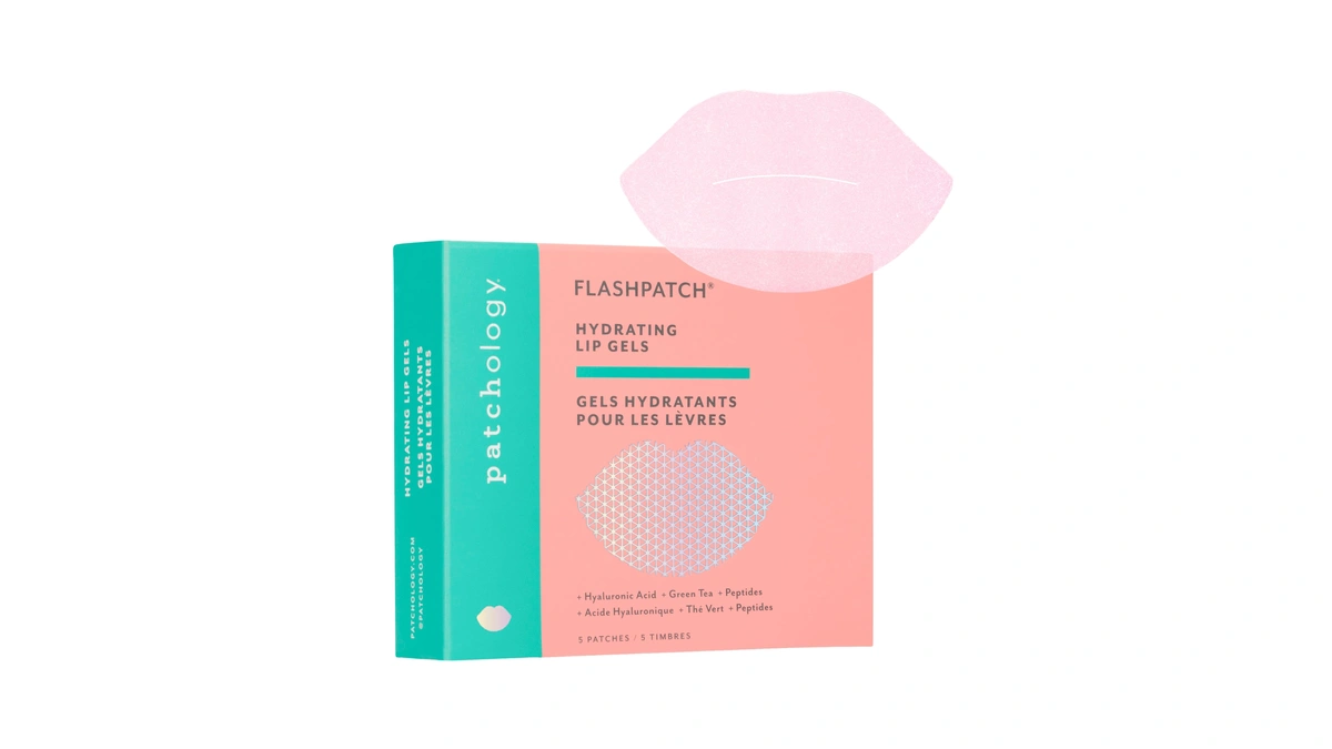 Patchology Flashpatch Hydrating Lip Mask Gels With Hyaluronic Acid, Green