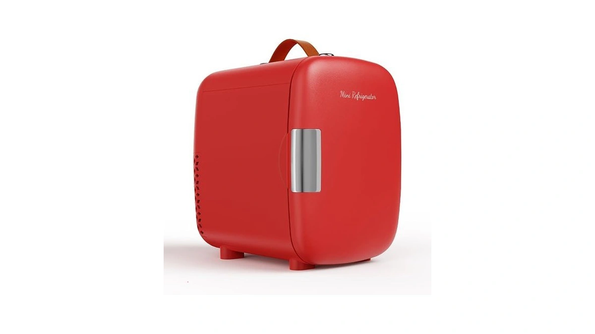 Newbulig Mini Fridge For Bedroom, Office & Car, Portable 4l/4.23qt