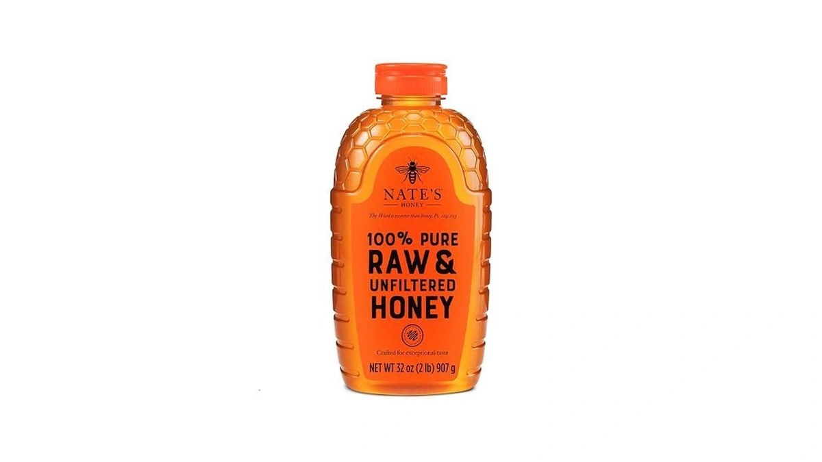 Nate's 100% Pure, Raw & Unfiltered Honey - Award-winning Taste,