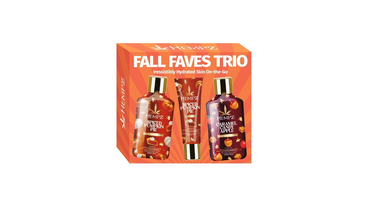 Hempz Fall Faves Trio Lotion & Lip Balm Set, Limited