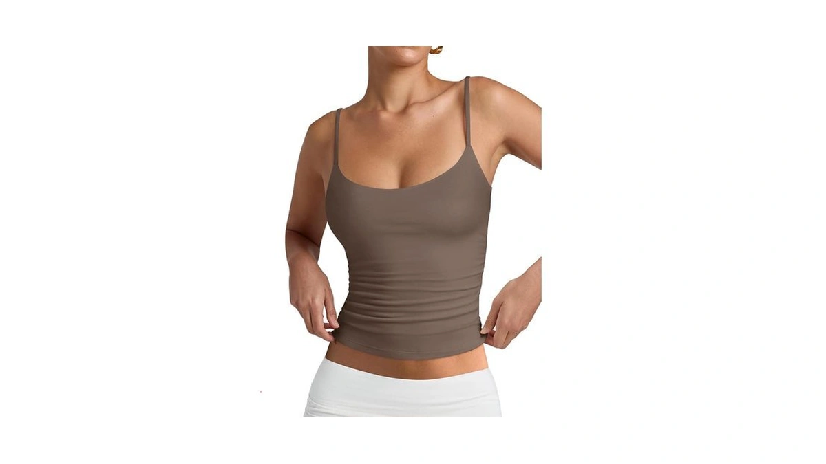 Amazon code: Pinkmstyle Double Lined Scoop Neck Tank
