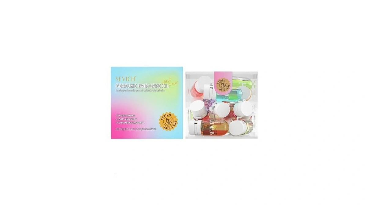 Sevich Perfume Hair Oil Capsules 15-pack, 2-in-1 Hair Treatment &