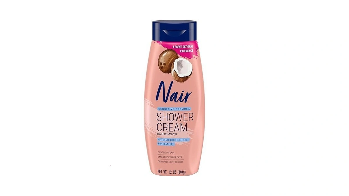Nair Sensitive Formula Shower Cream, Quick And Easy Hair Removal