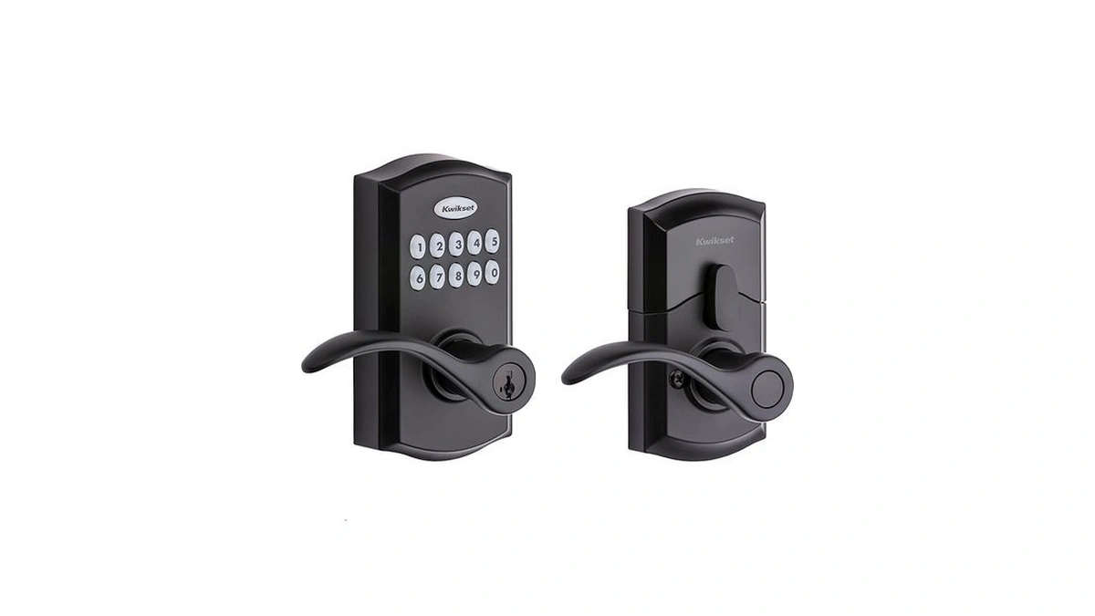 Kwikset Smartcode 955 Pembroke Light Commercial 10-button Keypad Electronic Lever,