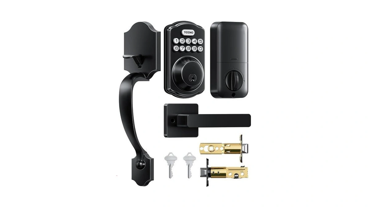 Amazon code: Teeho Tk001h Keyless Entry Door Lock Wit