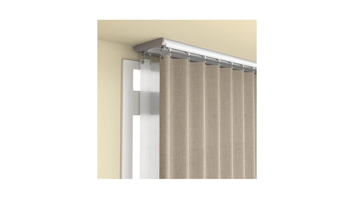 Silent Double Curtain Tracks