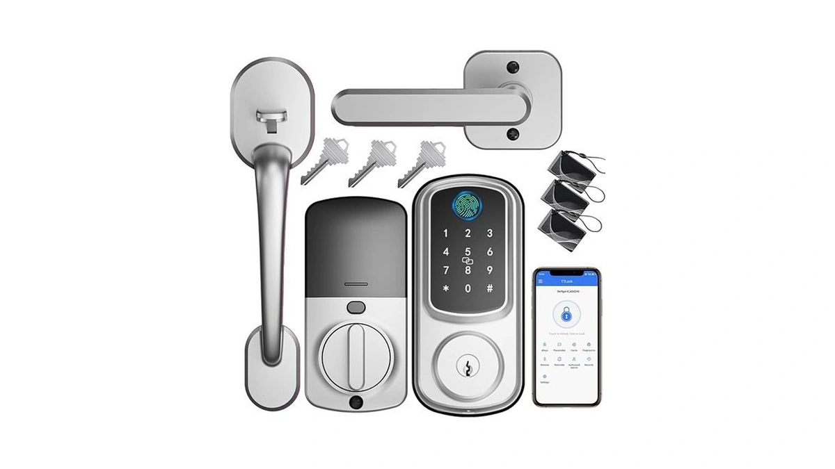 Keyless Entry Door Lock With Handle Set, Keyless Entry Deadbolt