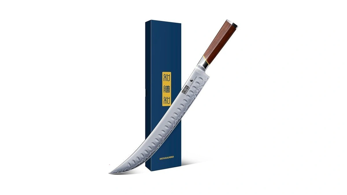 Hoshanho Brisket Slicing Knife 12 Inch, Japanese High Carbon Steel