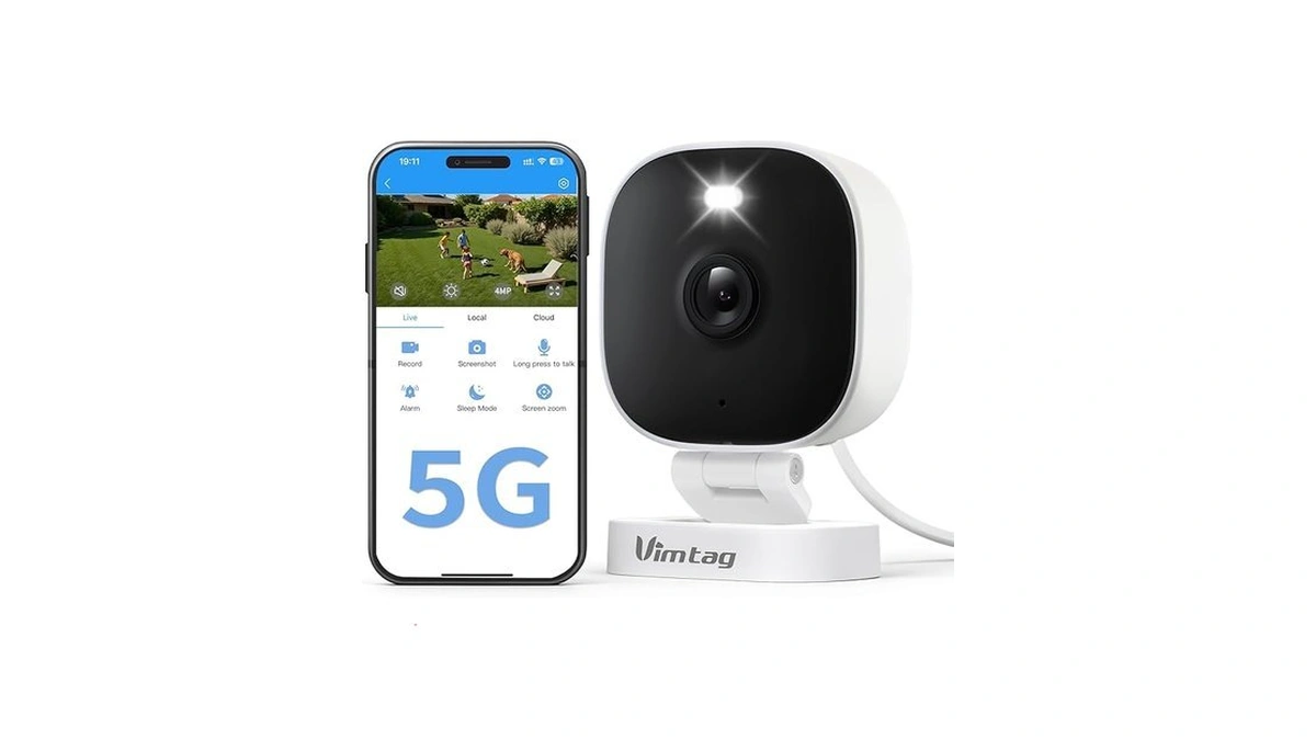 Vimtag Security Camera Outdoor Indoor, 2.5k Cameras For Home Security