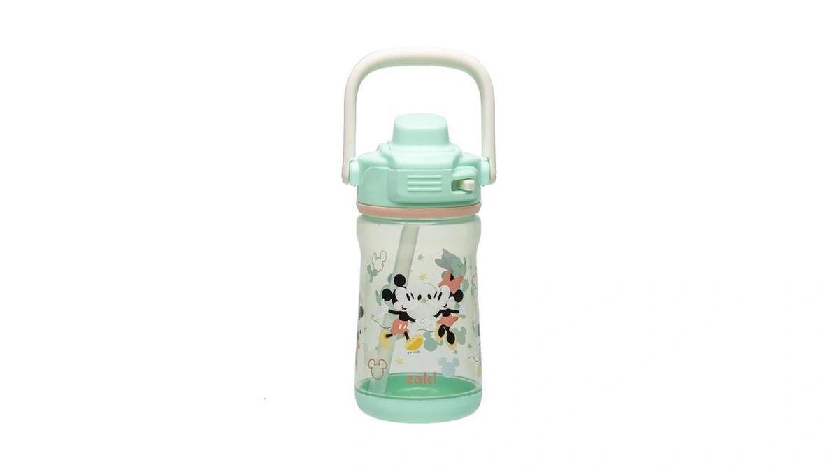 Zak Designs Disney Beacon Kid Water Bottle For Travel Or