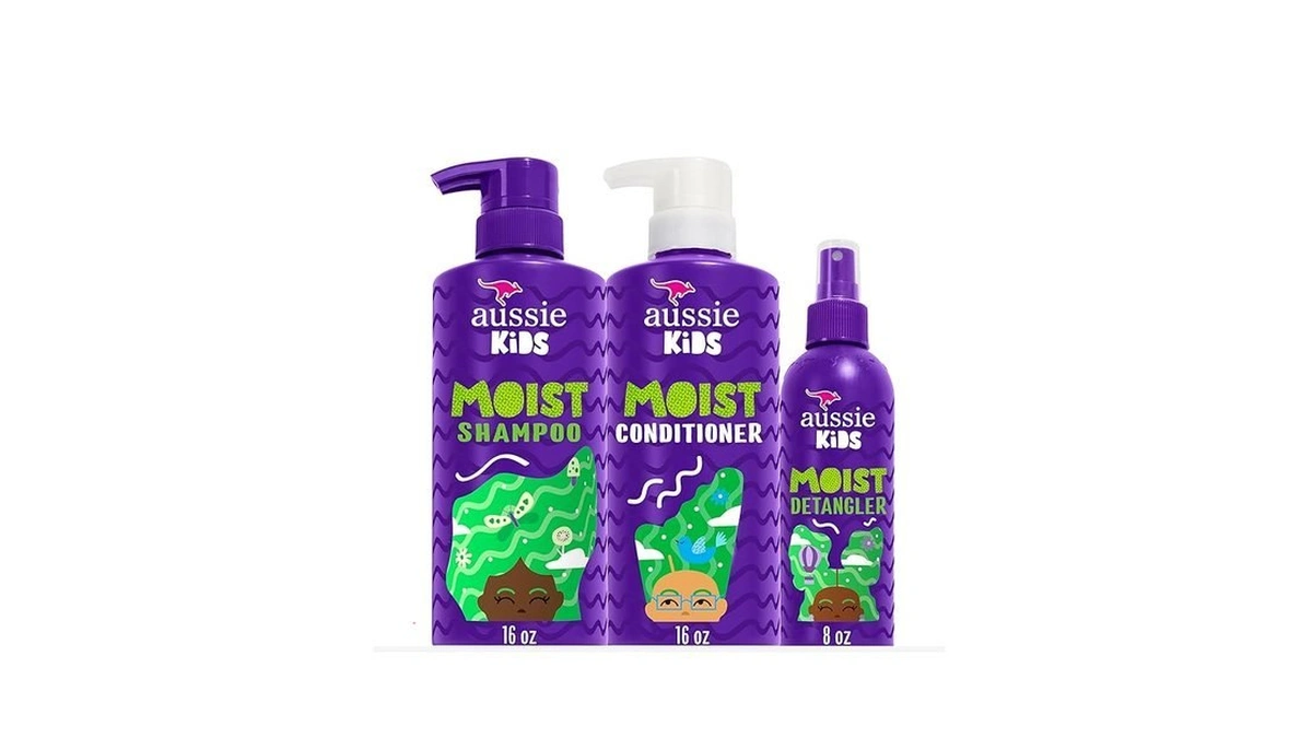 Aussie Kids Hair Care Bundle Set Including: Shampoo (16 Fl
