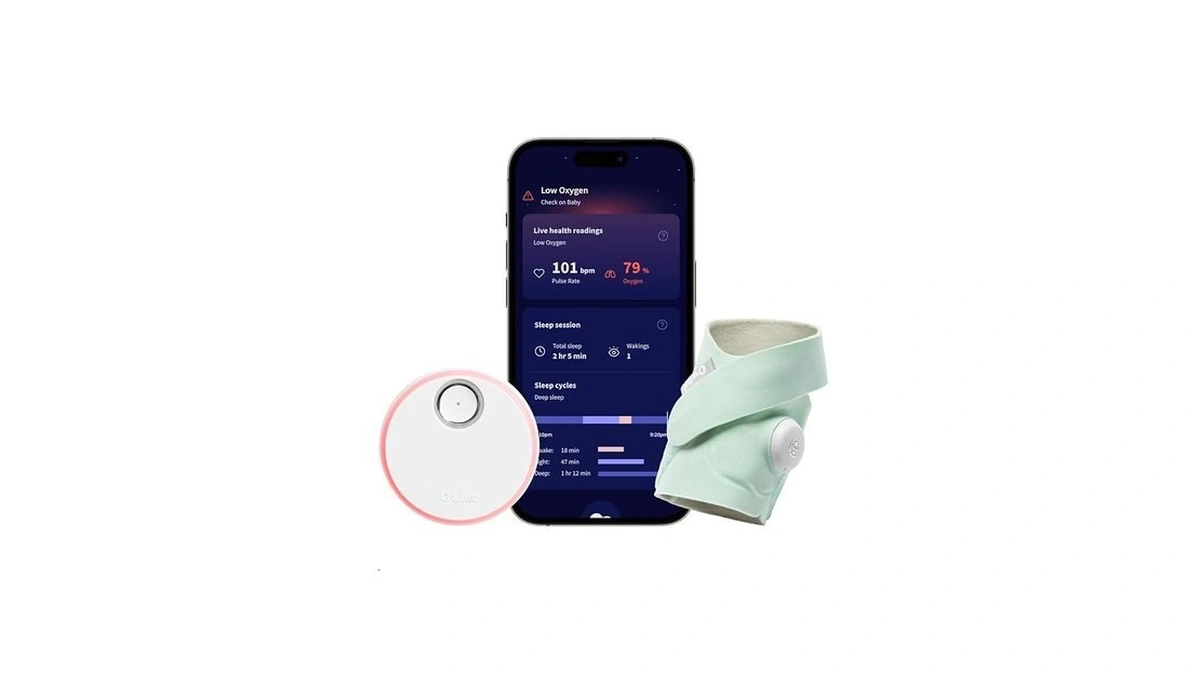 Owlet Dream Sock Smart Wearable Baby Monitor Tracks Heart Rate