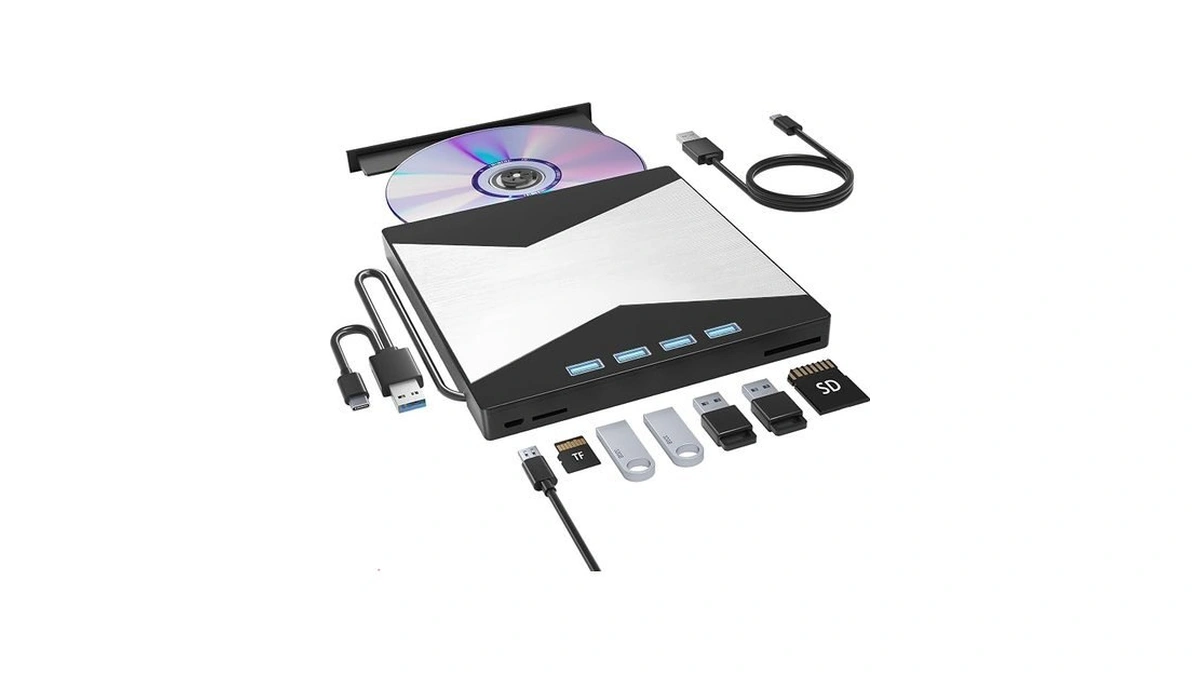 Wbacon External Cd/dvd Drive For Laptop, Dvd Player For Laptop,