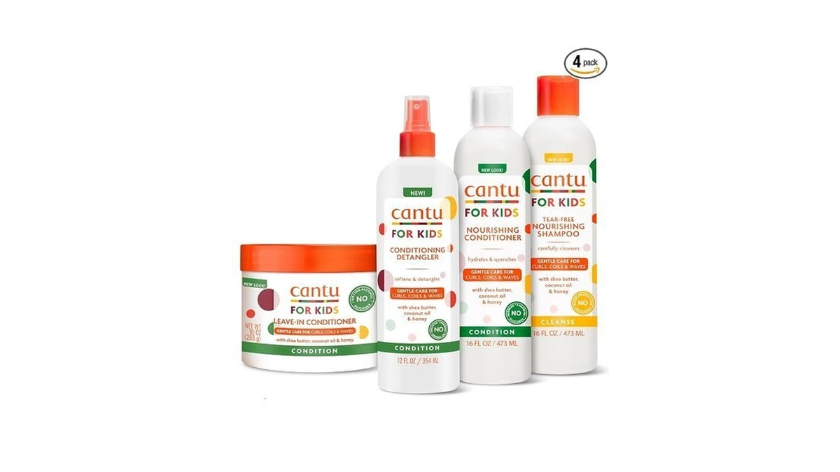 Cantu Care For Kids Haircare Regimen Set With Large Size