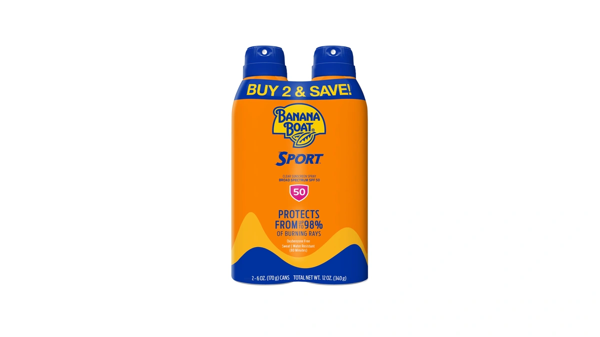 Banana Boat Sport Ultra Spf 50 Sunscreen Spray | Banana