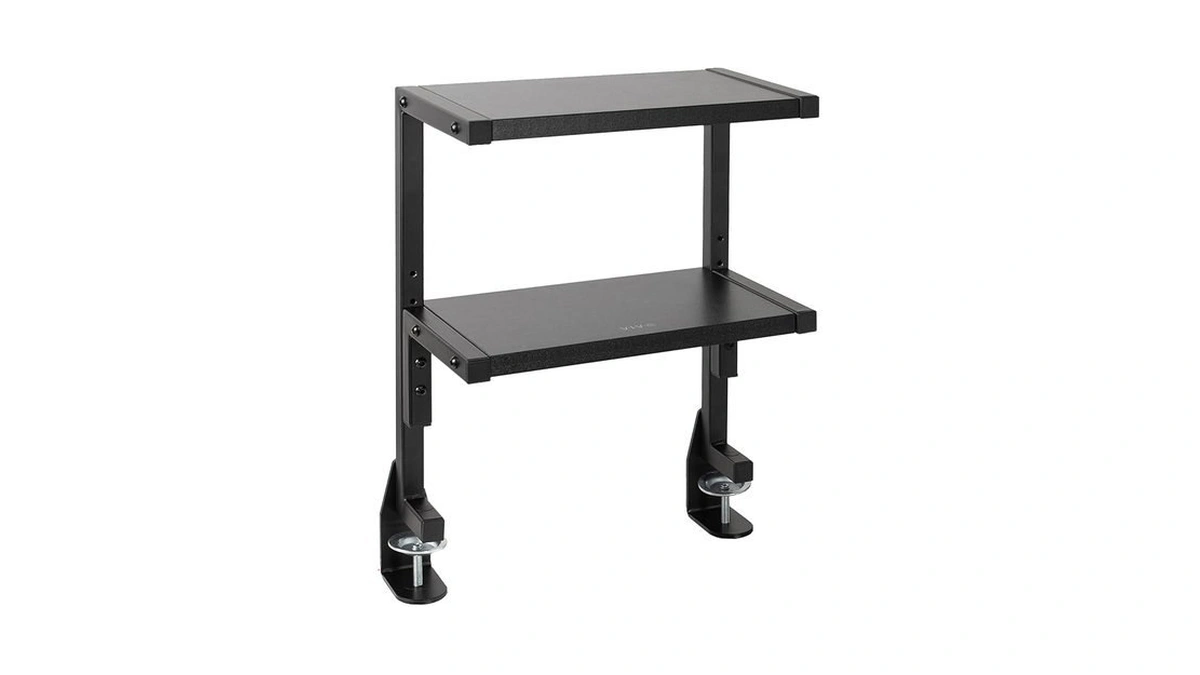 Vivo Clamp-on 13 Inch Above Or Below Desk 2-tier Shelving