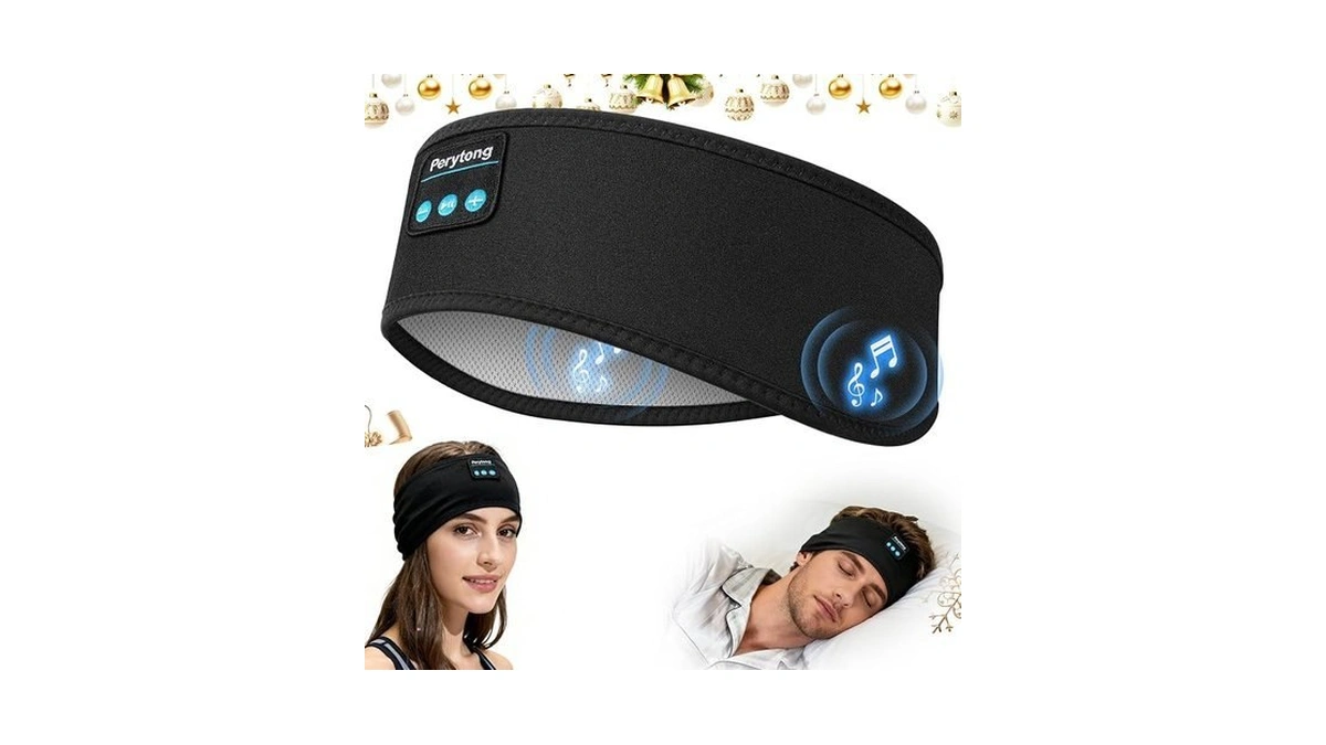 Perytong Sleep Headphones Bluetooth 5.4, Sleep Headphones With Ultra-thin Stereo