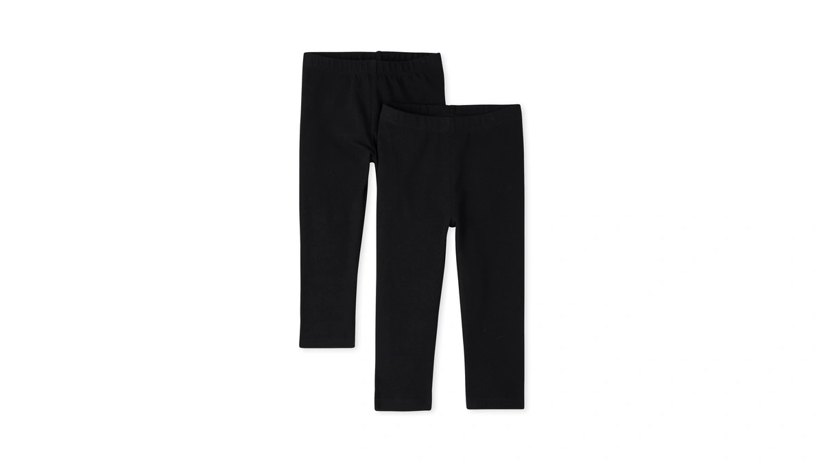 The Children's Place Baby Girls And Toddler Girls Leggings,black/black 2