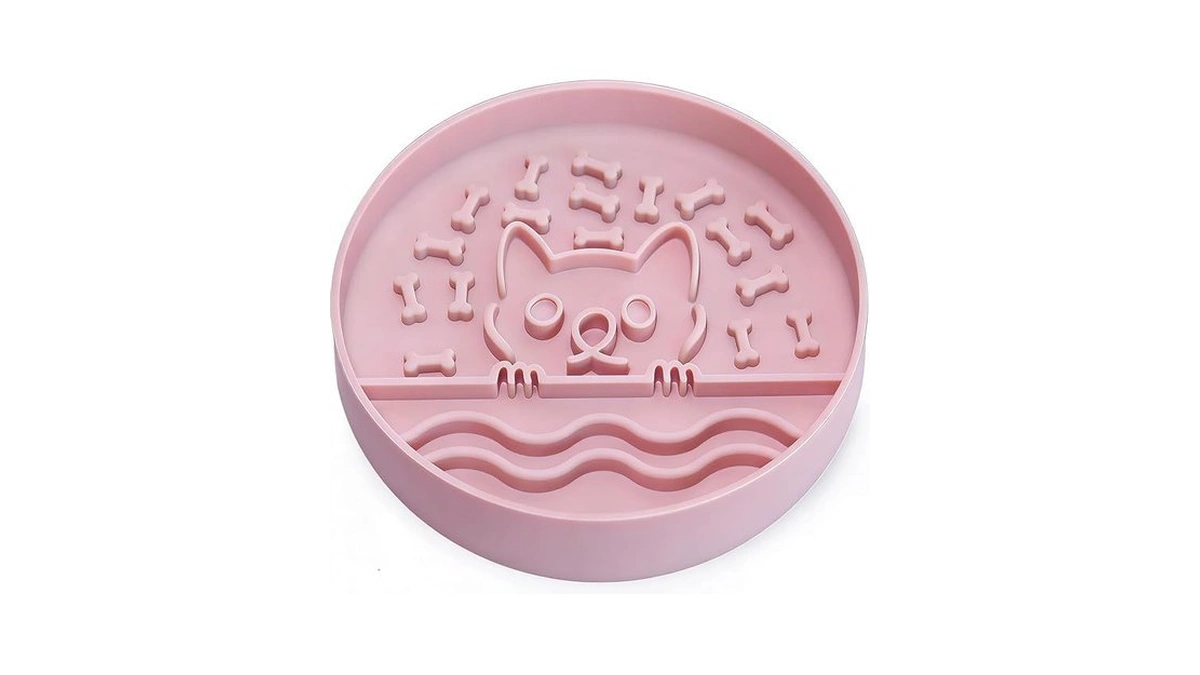 Zonopy Slow Feeder Dog Bowl With Non-slip Base, Silicone Puzzle