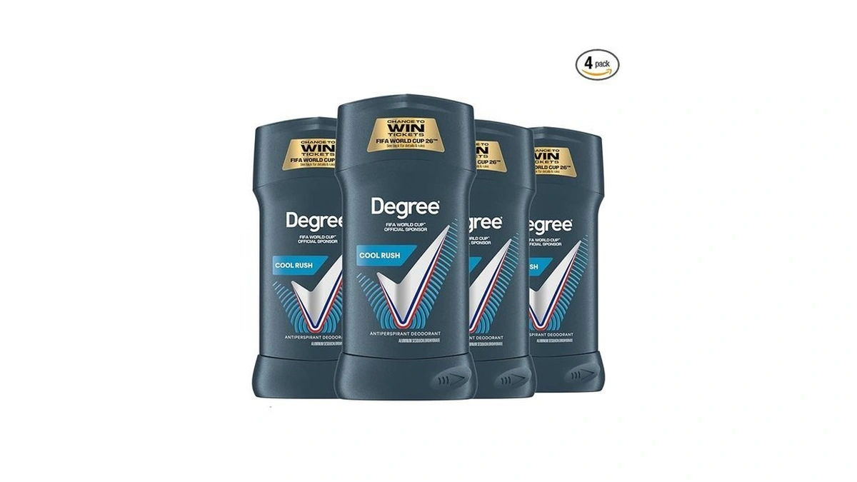 Degree Men Advanced Protection Antiperspirant Deodorant Cool Rush 4 Count