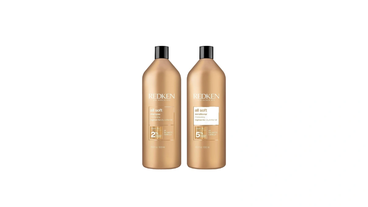 Redken All Soft Shampoo And Conditioner Set - Gently Cleanses