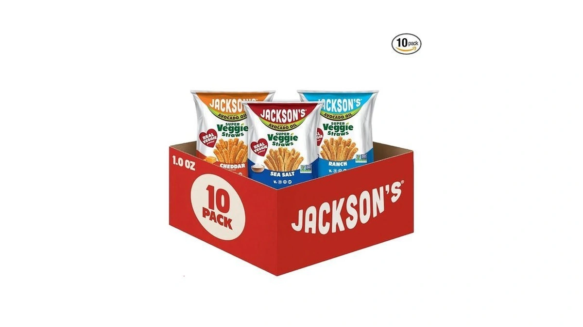 Jackson’s Super Veggie Straws Variety Pack (1 Oz, Pack Of