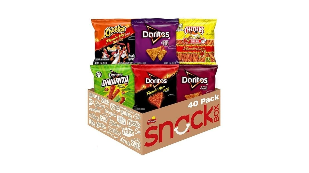 Frito-lay Fiery Mix Variety Pack, 40 Count