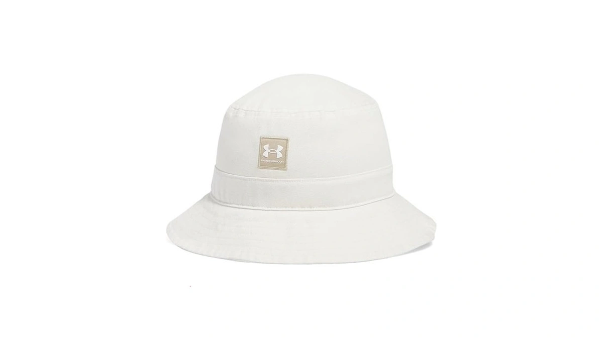 Under Armour Men's Branded Bucket Hat, (114) White Quartz /