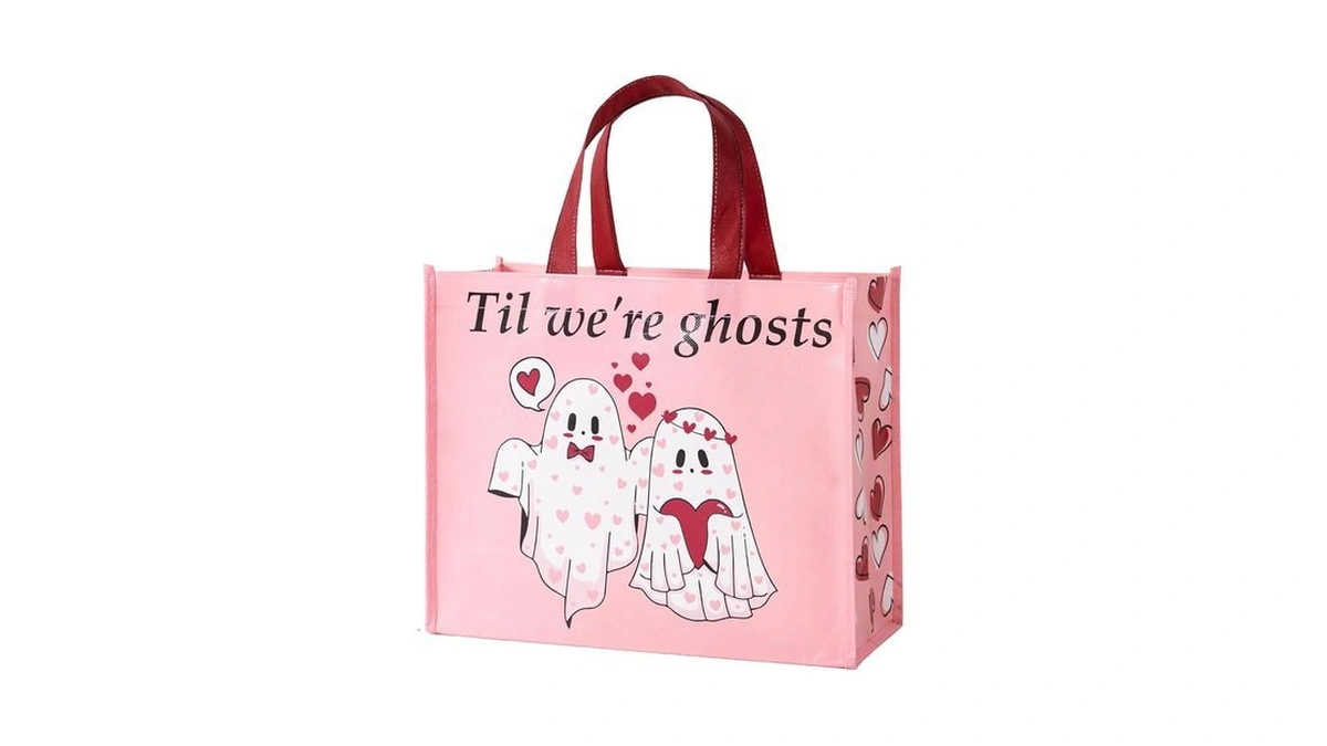 Wrapaholic 13" Large Reusable Ghost Valentine's Day Gift Bag With