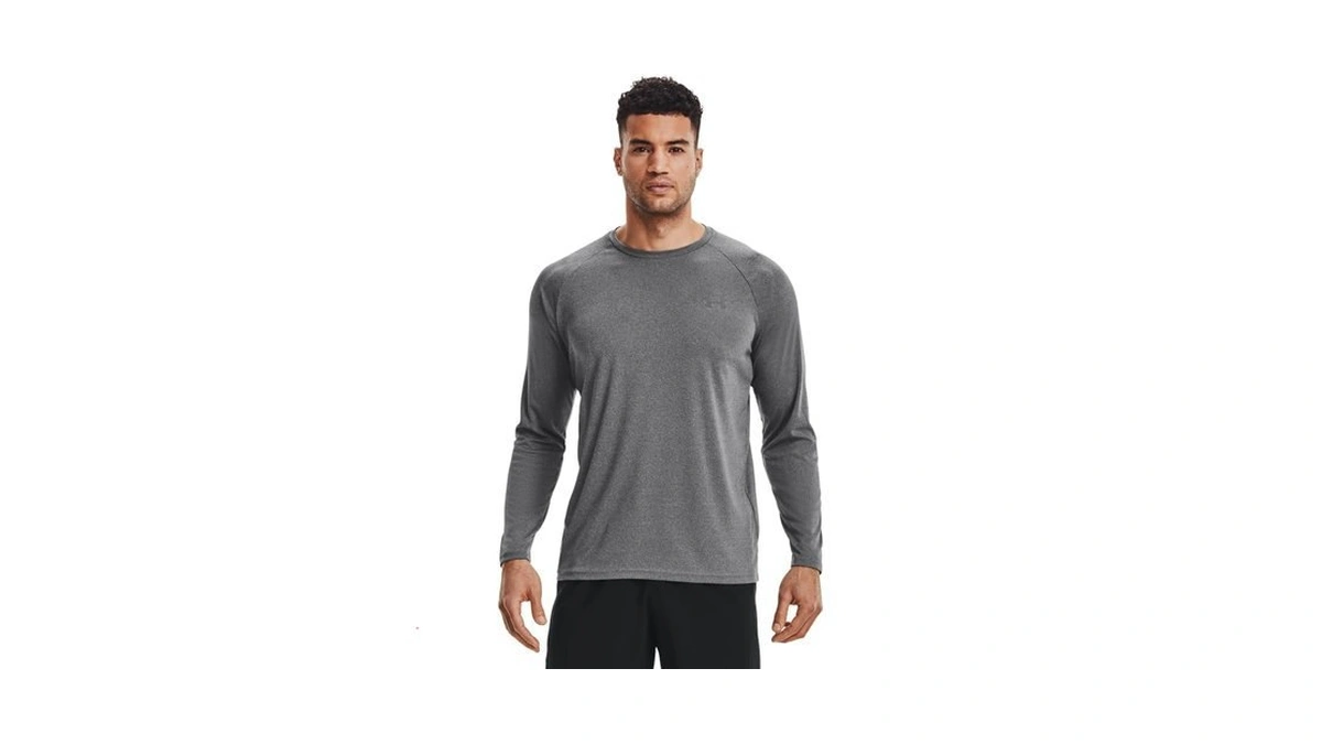 Under Armour Men's Velocity Long Sleeve T Shirt, (001) Black