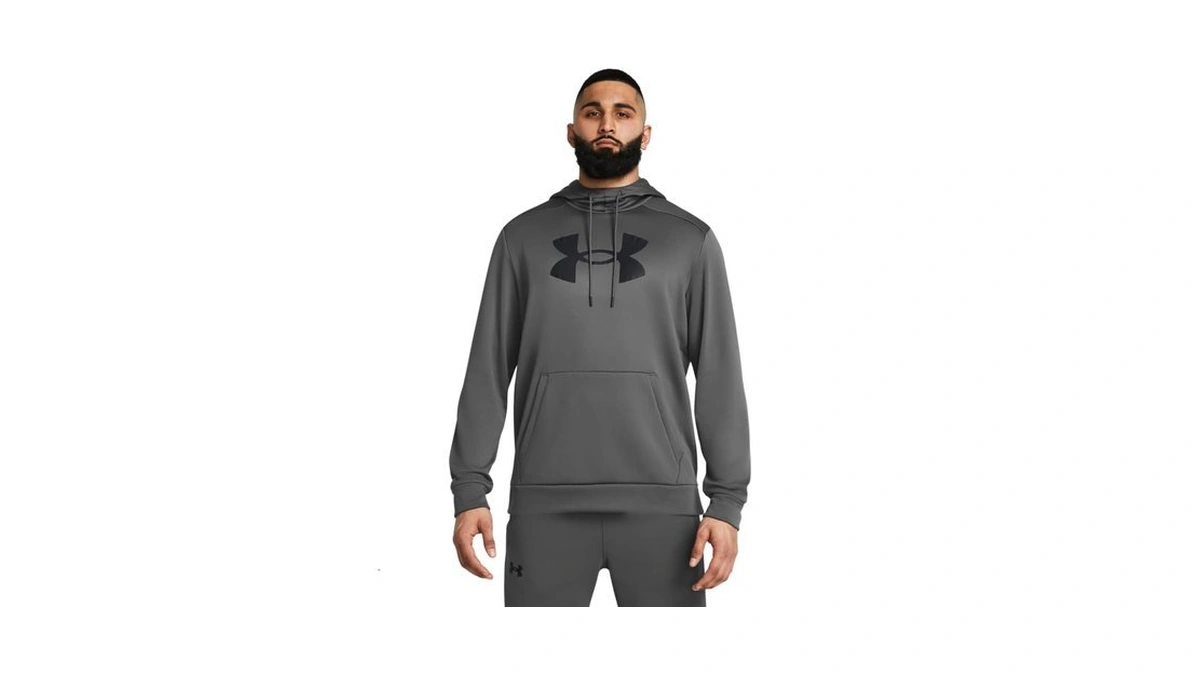 Under Armour Men's Armour Fleece Big Logo Hoodie, (025) Castlerock