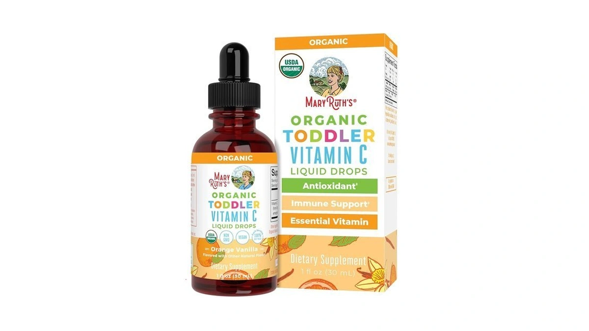 Maryruth's Organic Toddler Vitamin C Drops For Immunity | Ages