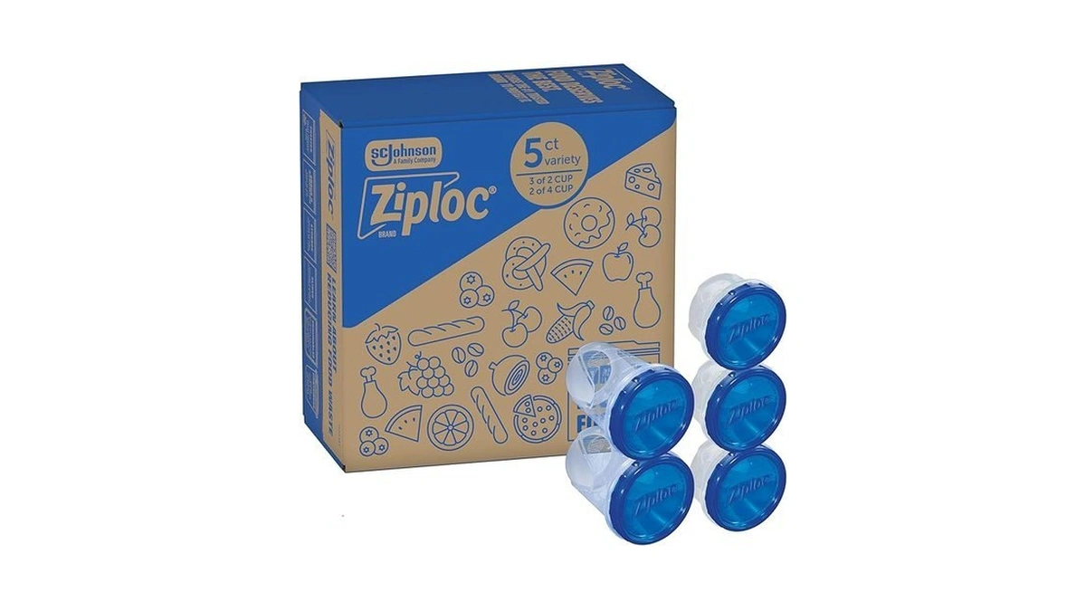 Ziploc Twist N Loc Food Storage Containers, Leak Resistant Design,
