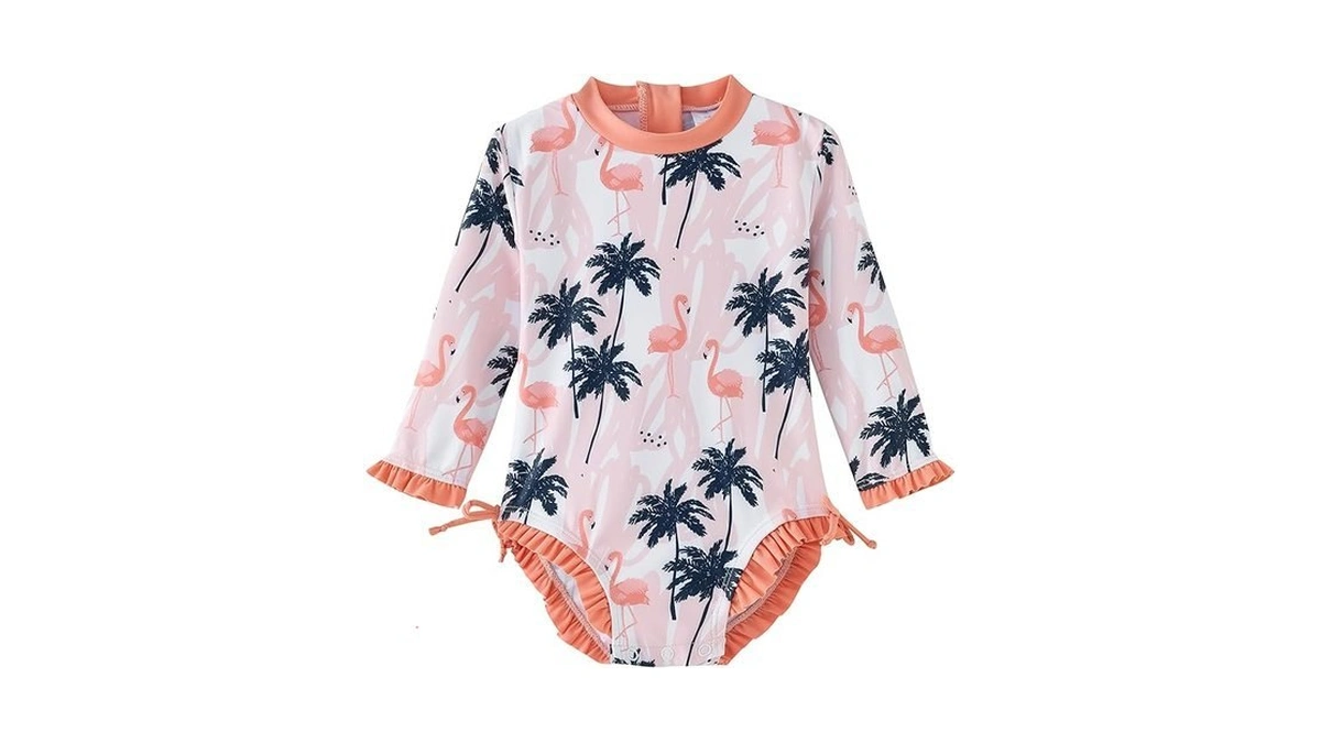 Umelok Baby Girl Swimwear Infant Rashguard Bathing Suit Rash Guard