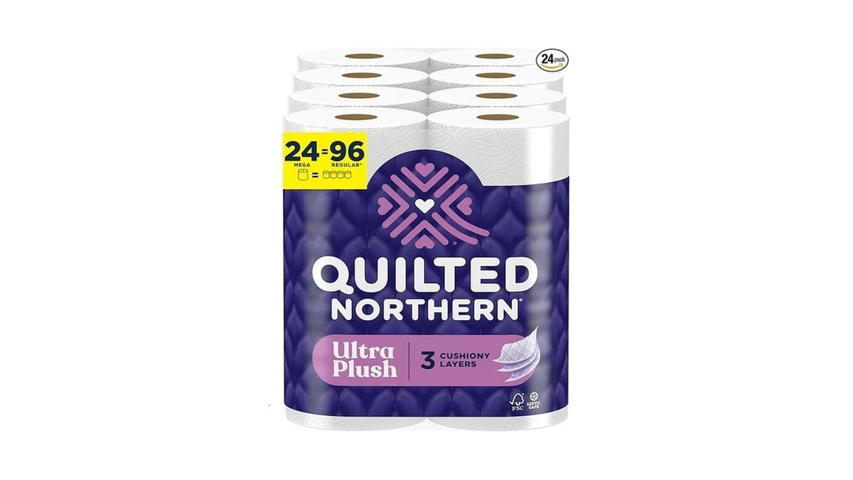 Quilted Northern Ultra Plush Toilet Paper, 24 Mega Rolls =