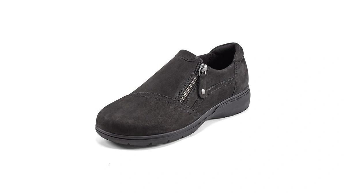 Rockport Women's Hallie, Black Leather, 5.5 Medium