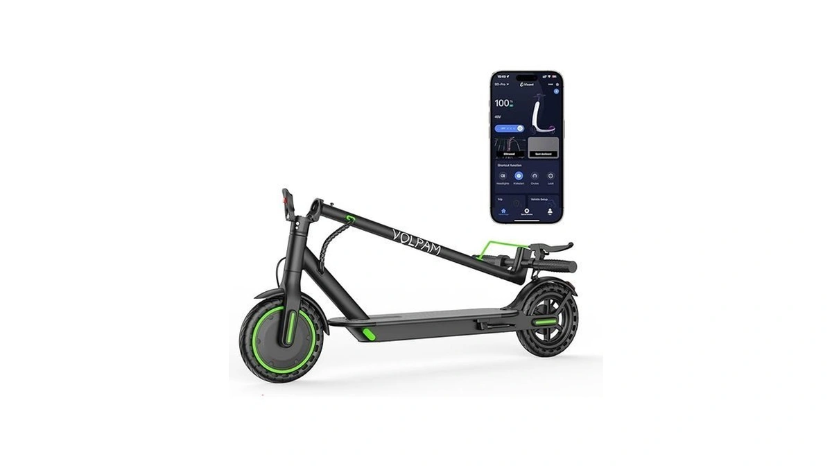 Volpam Electric Scooter, 350w/500w/800w/1000w/250w Powerful Motor & 19/22/ 9 Mph