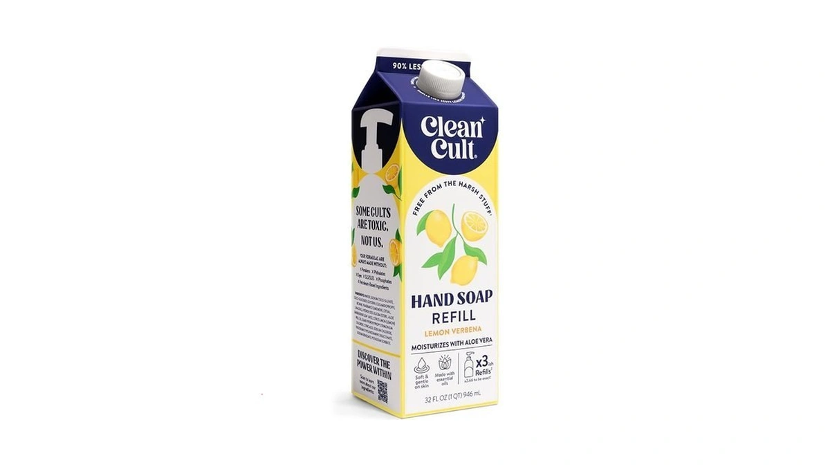 Cleancult Liquid Hand Soap Refill - Lemon Verbena - Moisturizes