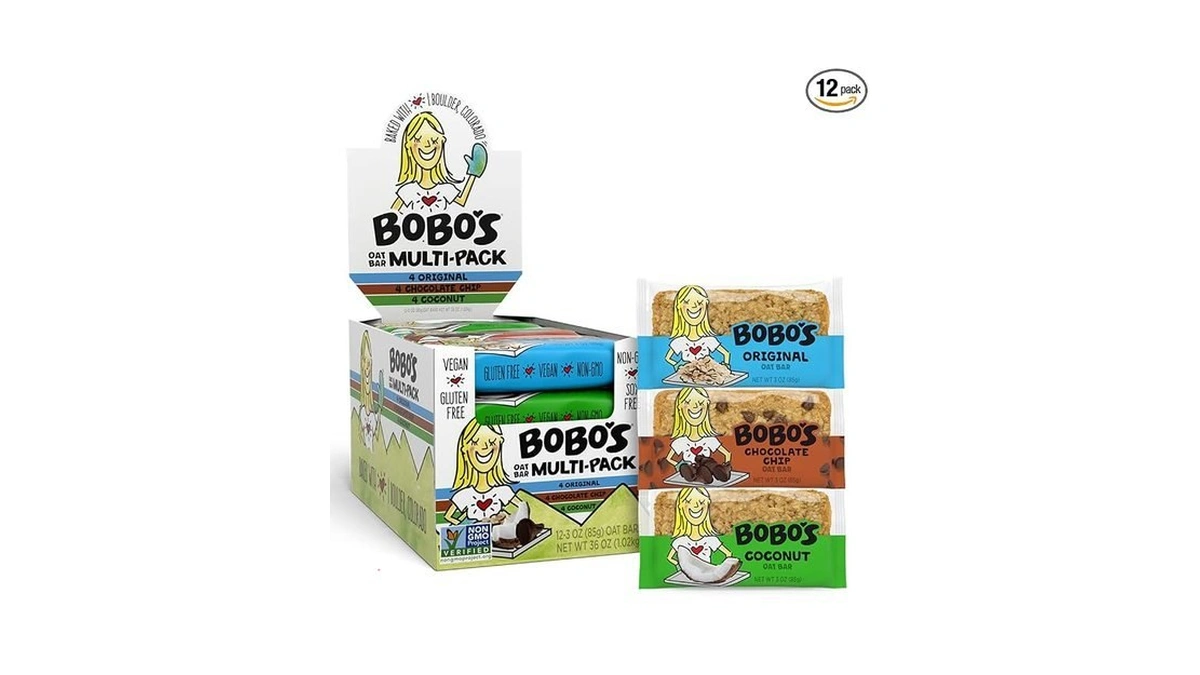 Bobo's Chocolate Chip, Coconut, And Original Oat Bar Variety Pack,