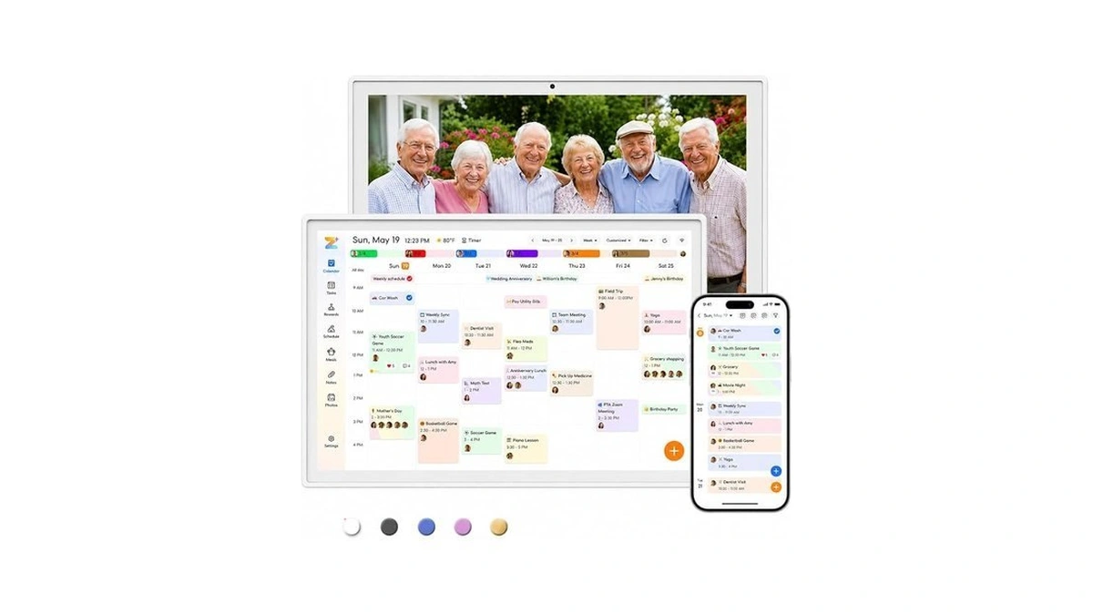 Ekoio 10.1" Digital Calendar With Speech Recognition – Interactive Touchscreen