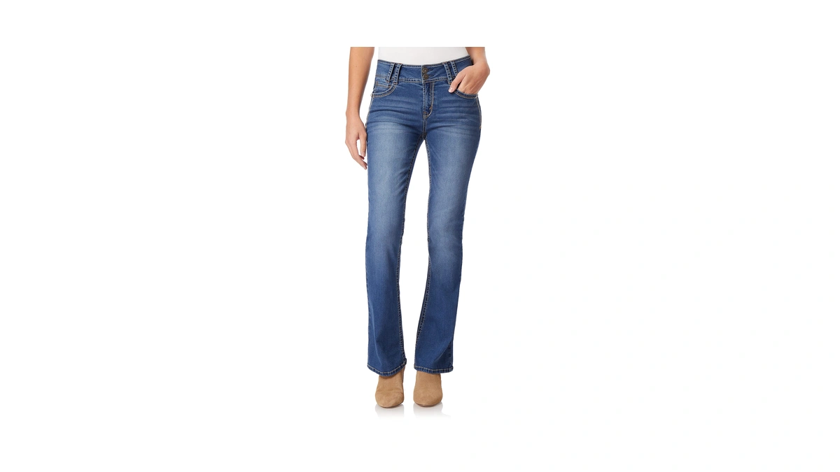 Wallflower Women's Instastretch Luscious Curvy Bootcut Jeans, Trixie, 5